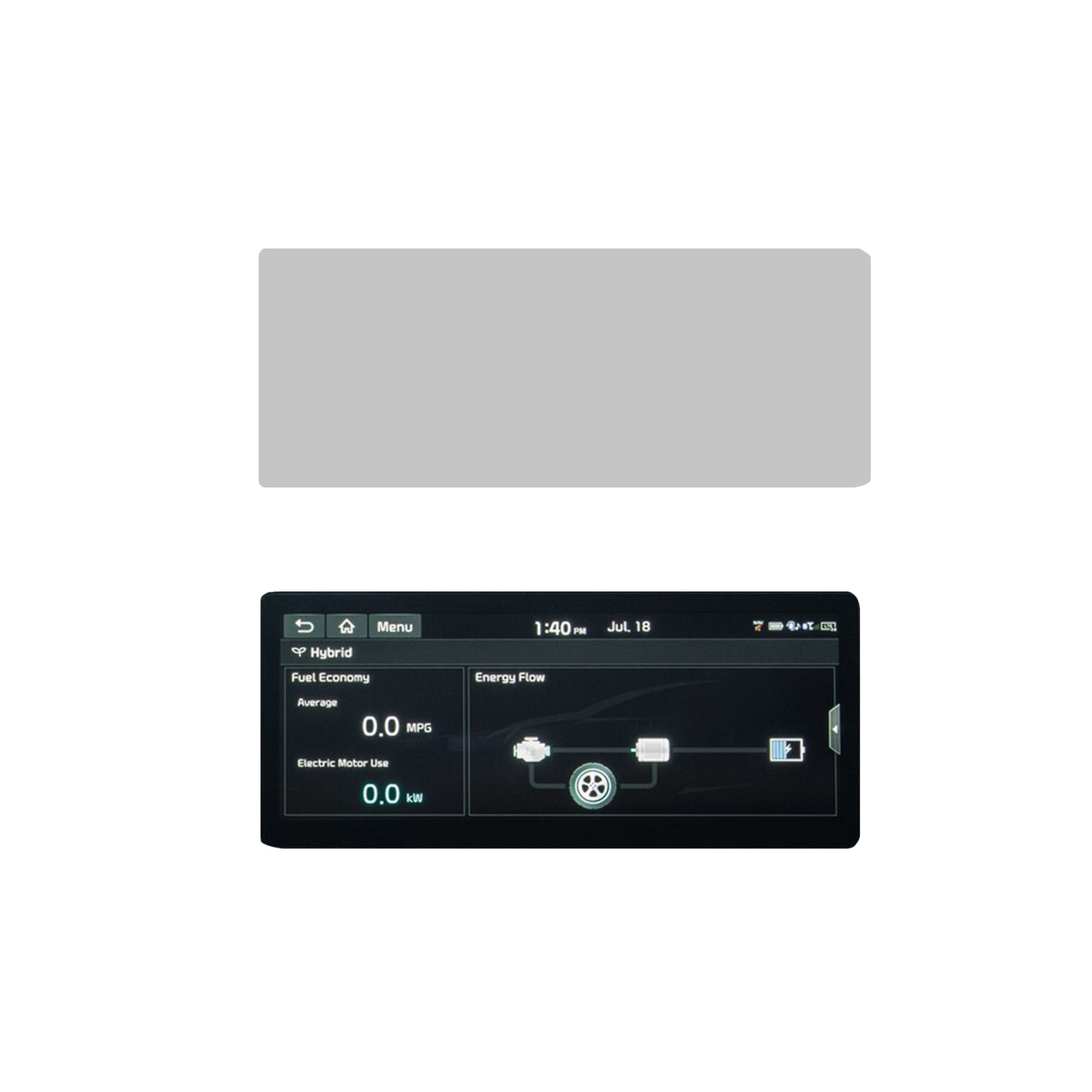 DISPRO Screenprotector Kia Niro – Matte Anti-Fingerprint