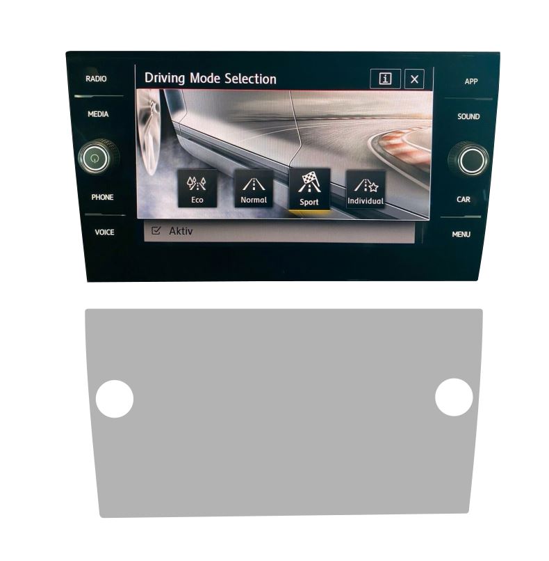 DISPRO Screenprotector Volkswagen Polo – Matte Anti-Fingerprint