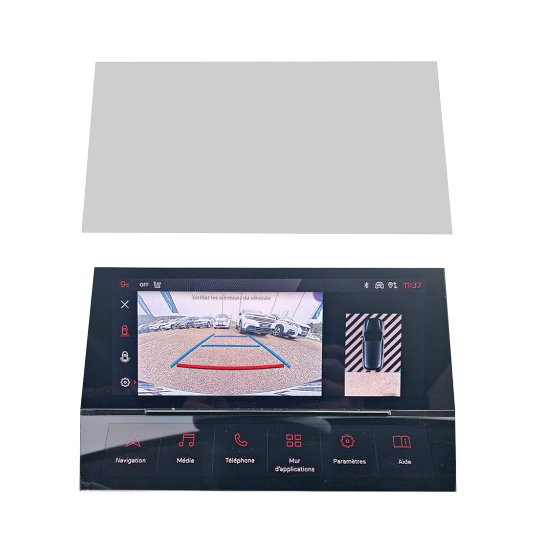 DISPRO Screenprotector Peugeot 308 – Matte Anti-Fingerprint