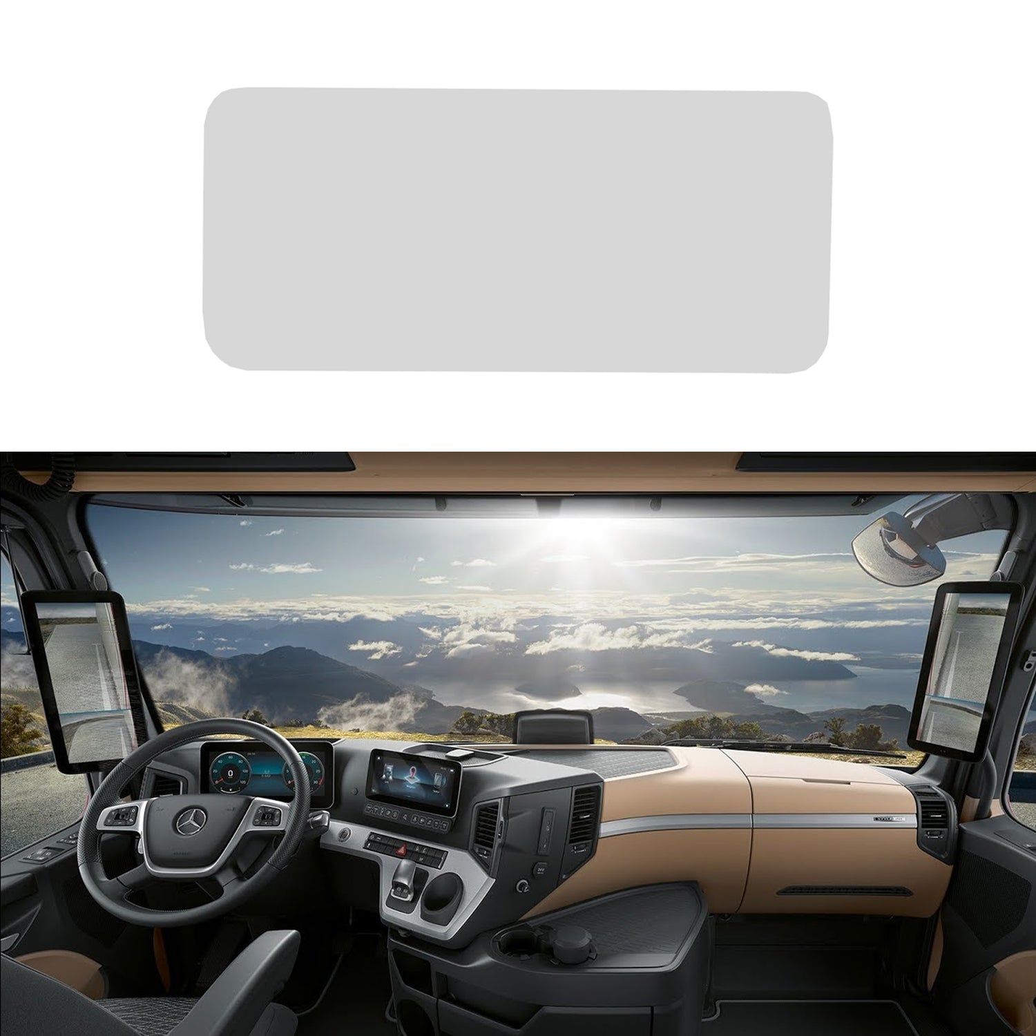 Mercedes V class Large display protector (2019 2023)