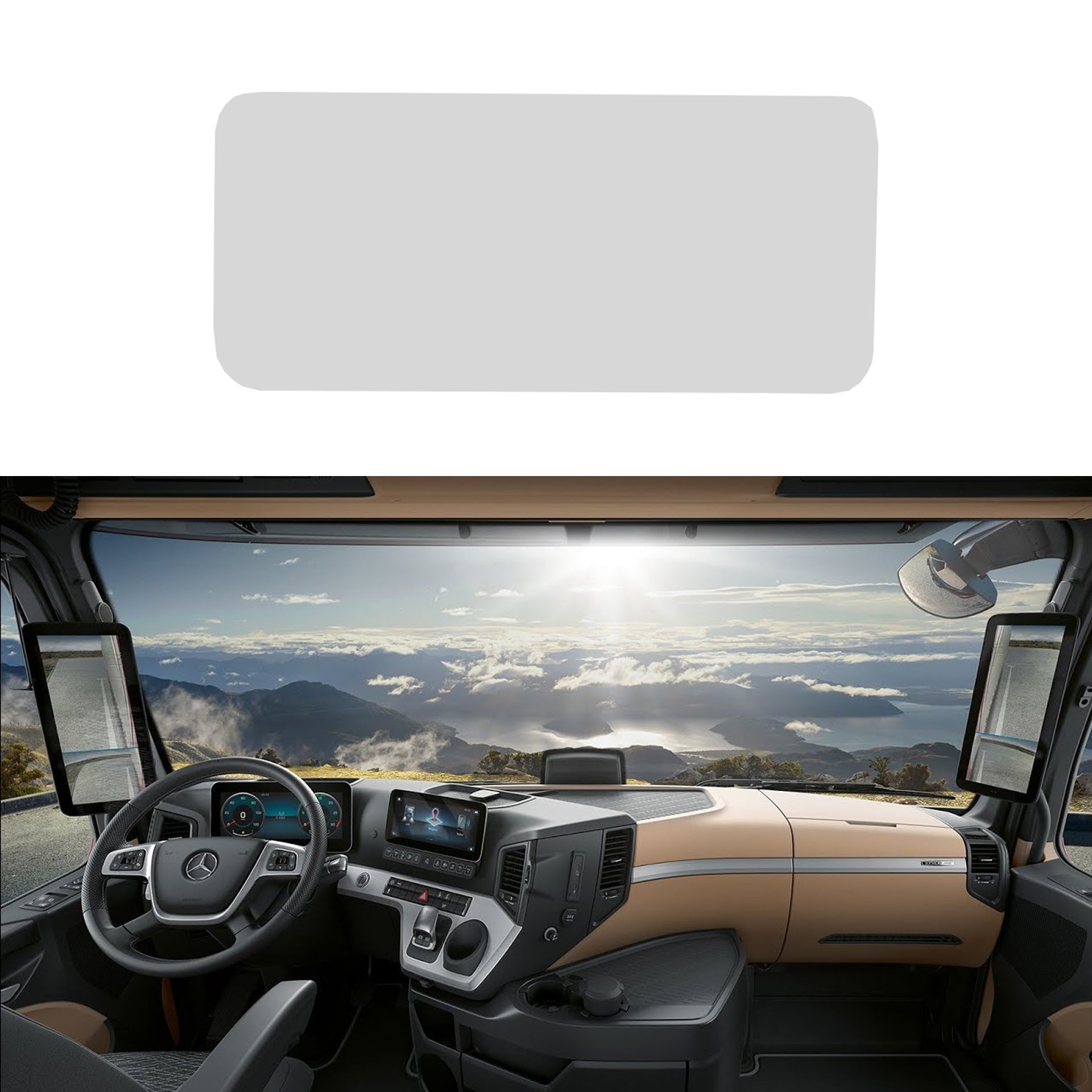 Mercedes V class Large display protector (2019 2023)