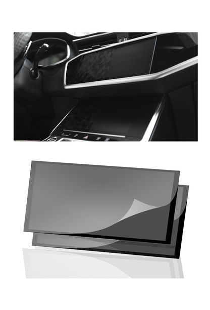 Audi A6/S6/RS6 display protector (2 parts)