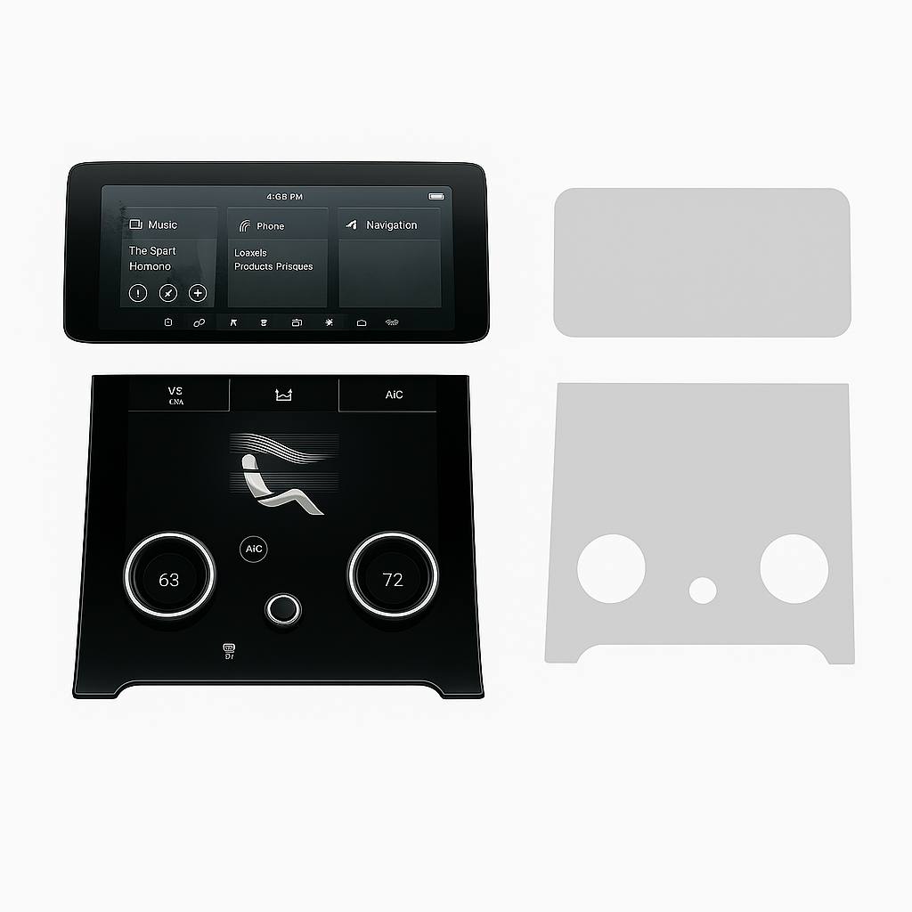DISPRO Screenprotector Range Rover Velar (2‑delig) – Matte Anti‑Fingerprint