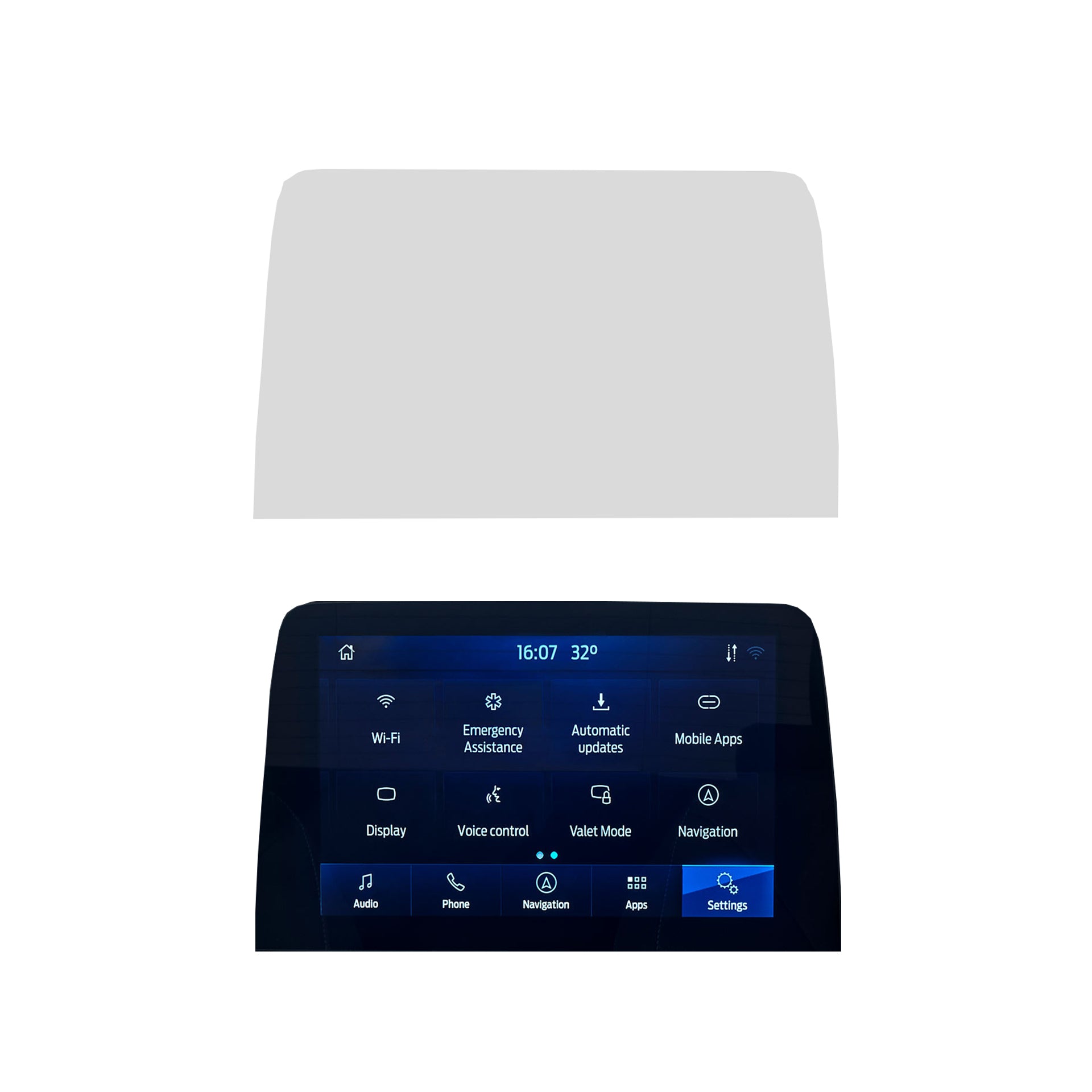 DISPRO Screenprotector Ford Focus – Matte Anti-Fingerprint