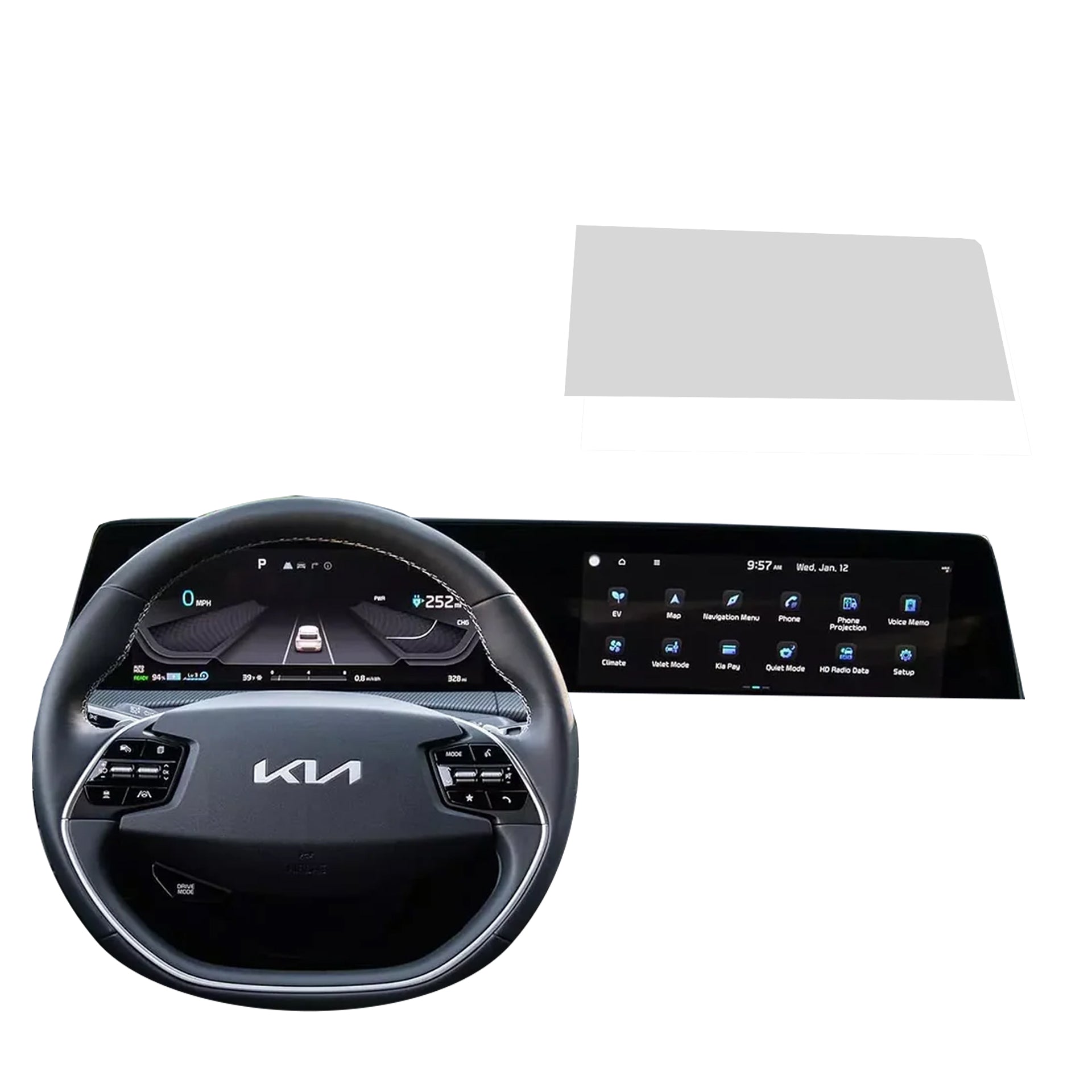 Kia EV6 display protector (2021 - Present)