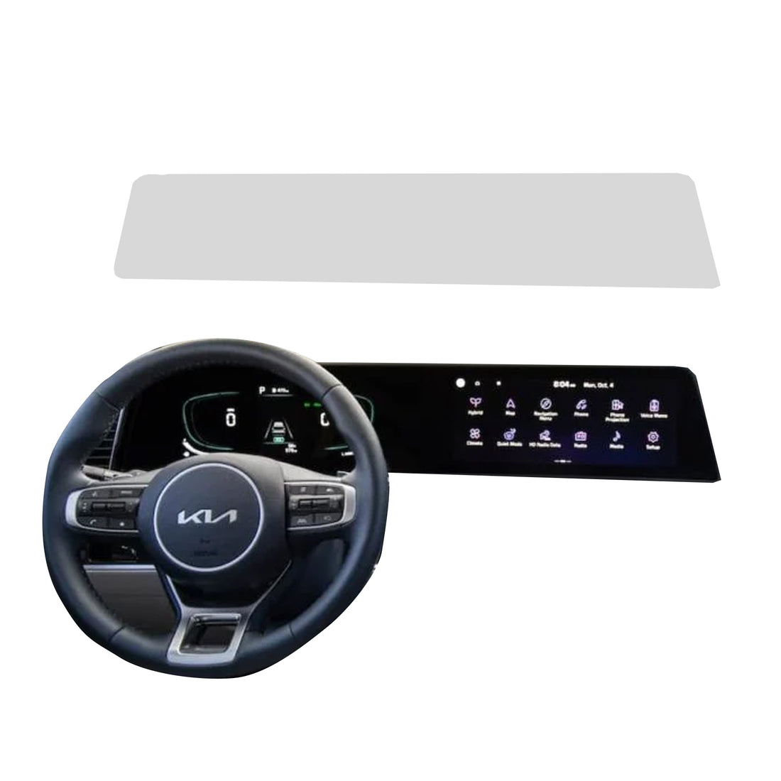DISPRO Screenprotector Kia Sportage 2024 – Matte Anti-Fingerprint