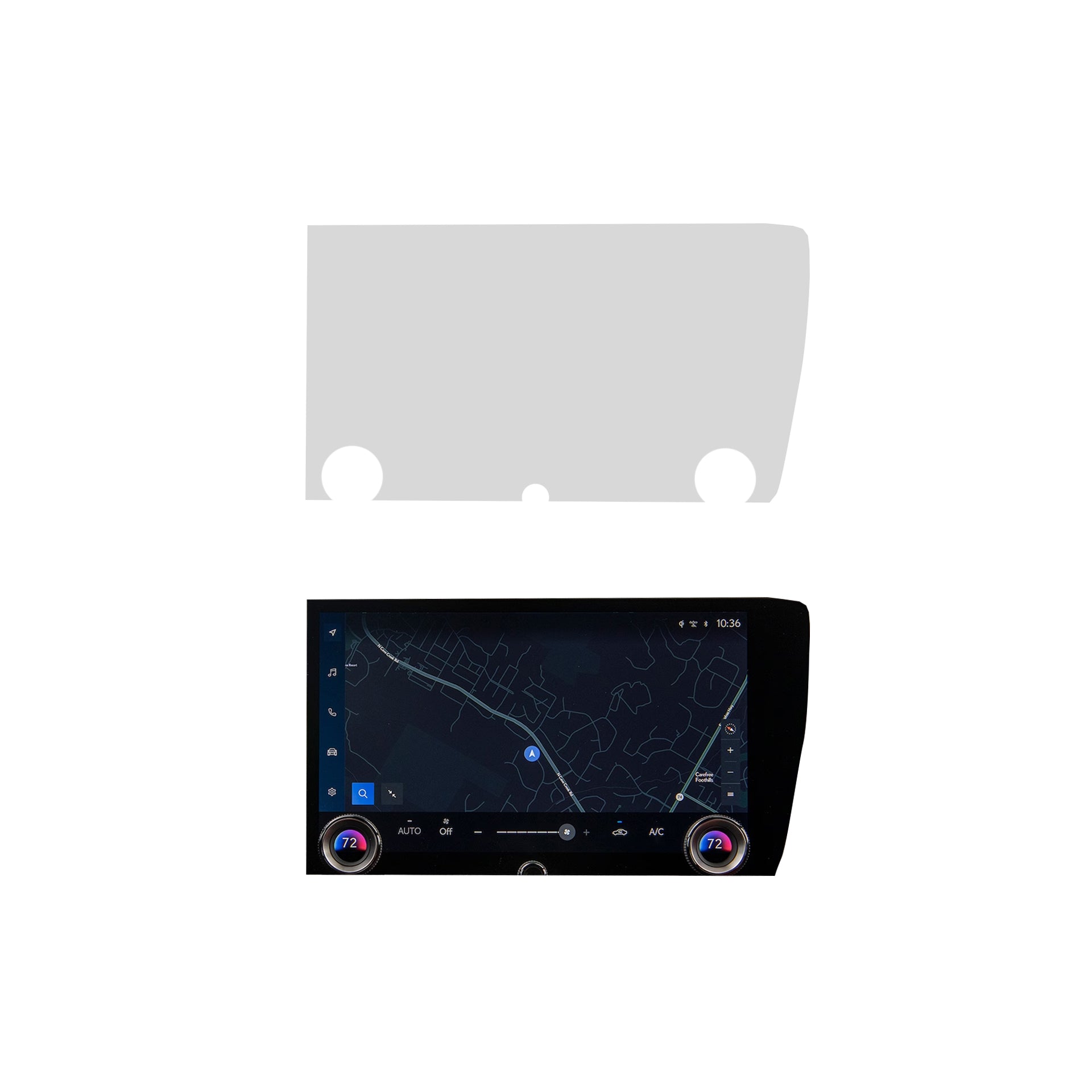 DISPRO Screenprotector Lexus NX – Matte Anti-Fingerprint