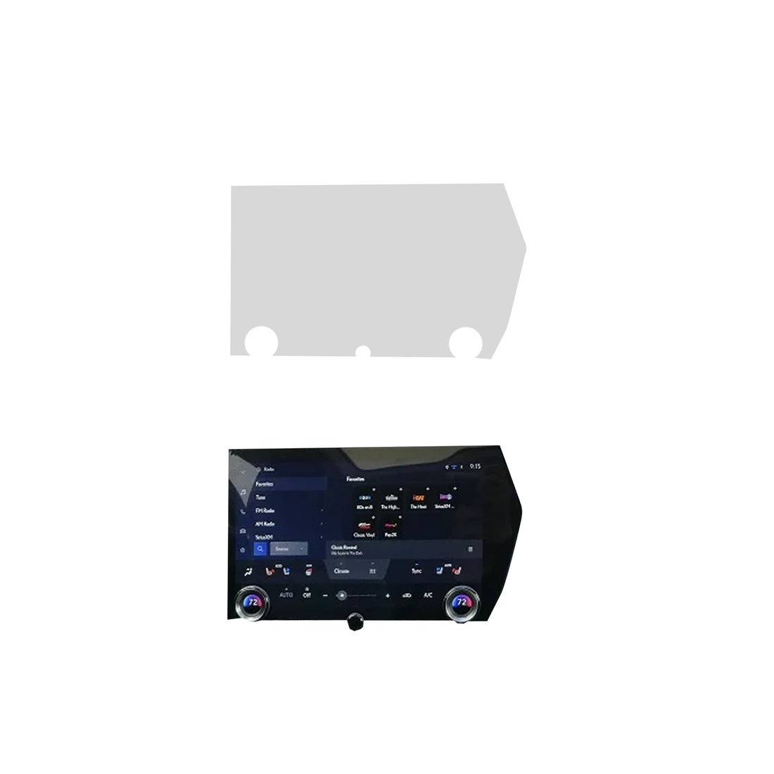 DISPRO Screenprotector Lexus RZ – Matte Anti-Fingerprint