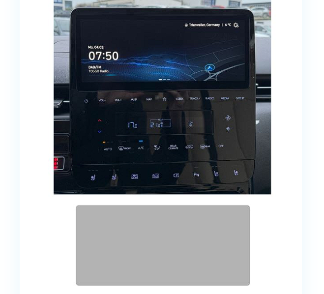 DISPRO Screenprotector Hyundai Staria – Matte Anti-Fingerprint