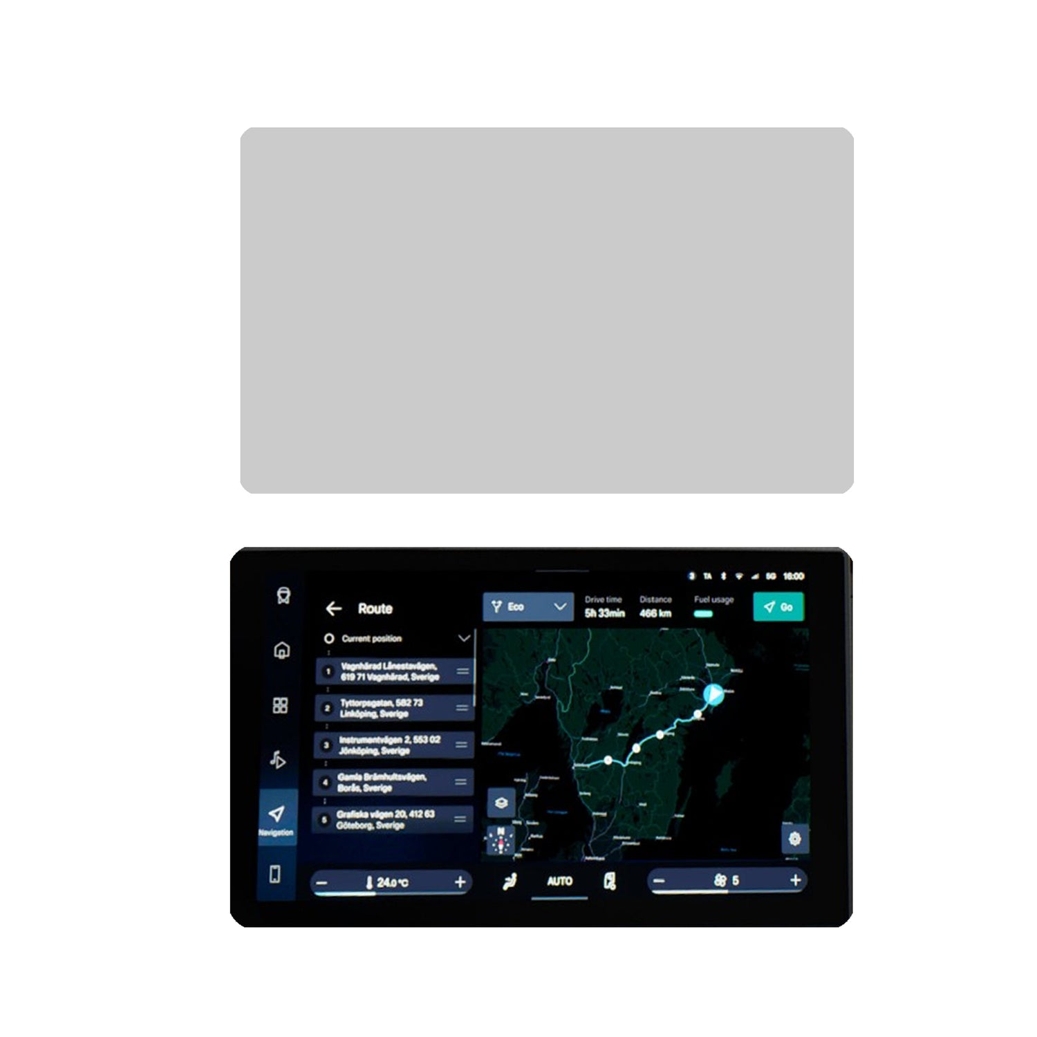 DISPRO Screenprotector Scania SmartDash – Matte Anti-Fingerprint