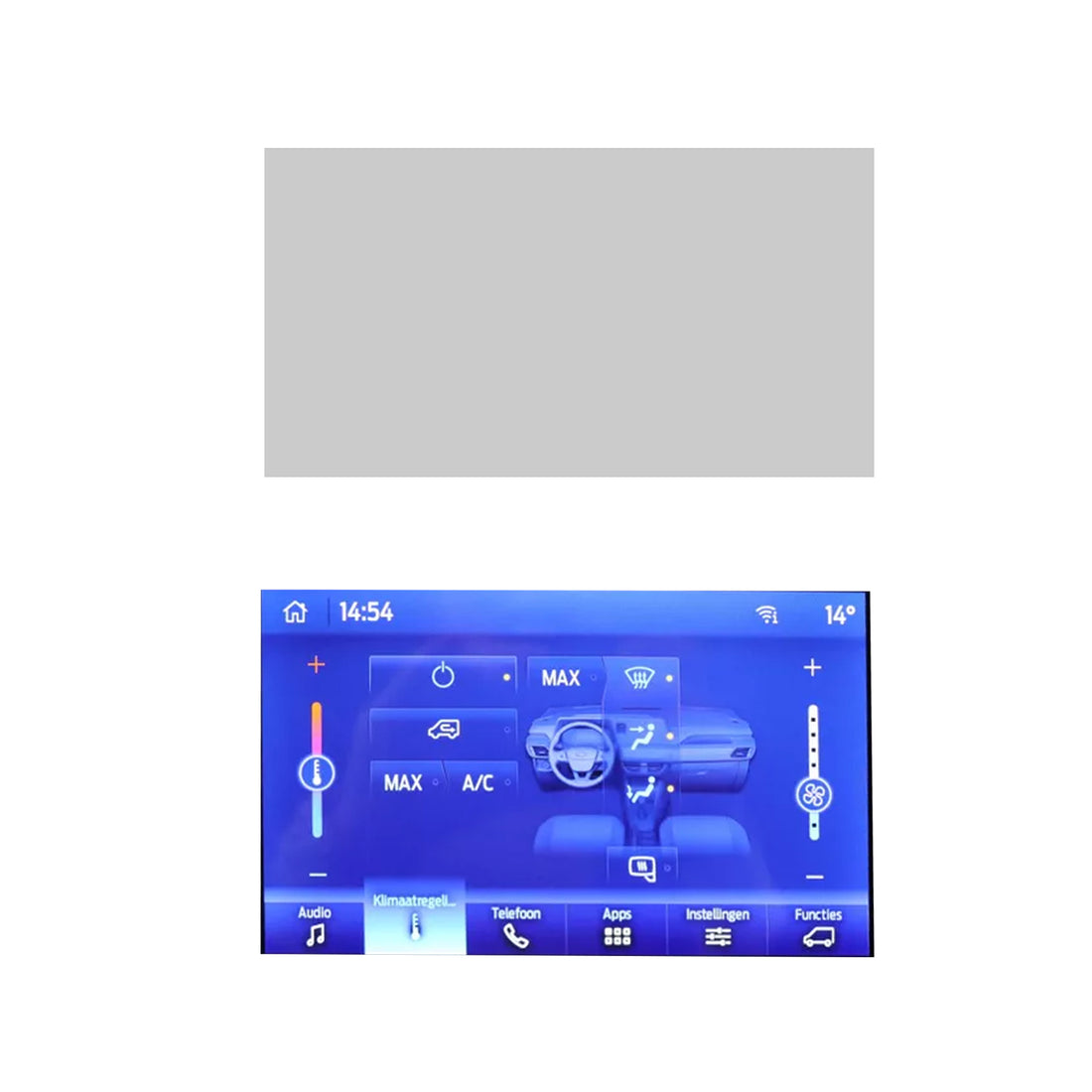 DISPRO Screenprotector Ford Transit Courier – Matte Anti-Fingerprint