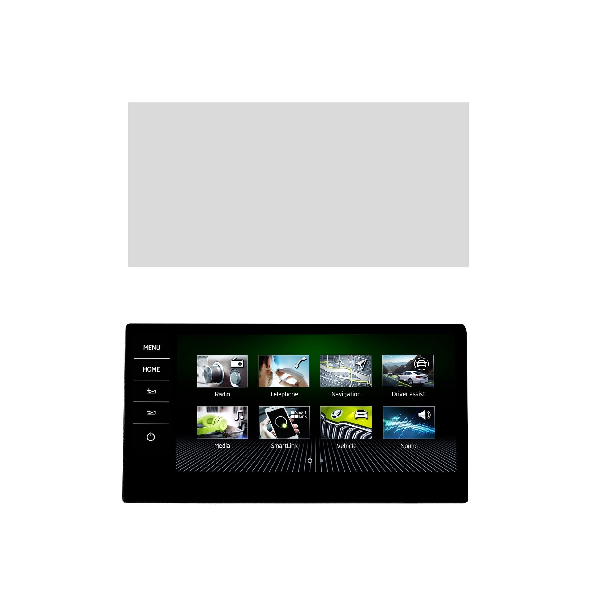 Skoda Kodiaq Gen 1 screen protector (2017 - 2022) Full screen